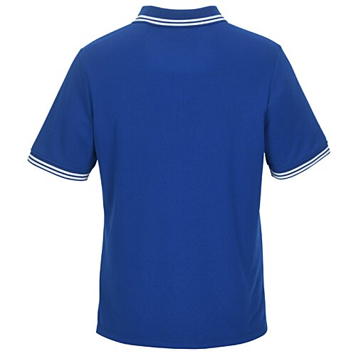 Additional Image 1 - a blue shirt with white trim