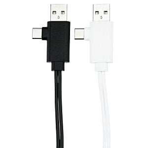 Additional Image 3 - a black and white usb cables