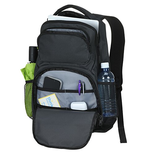 Additional Image 4 - a black backpack with a strap