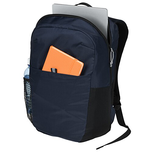 Additional Image 2 - a backpack with a book in it
