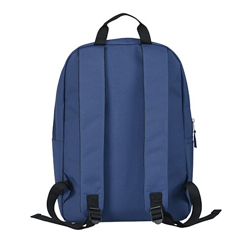 Additional Image 2 - a blue backpack with black straps