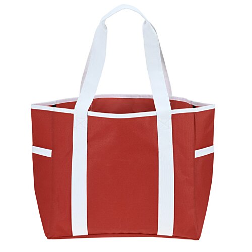 Additional Image 4 - a red and white bag
