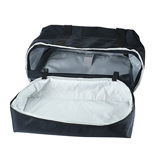 Additional Image 3 - a black bag with a white inside