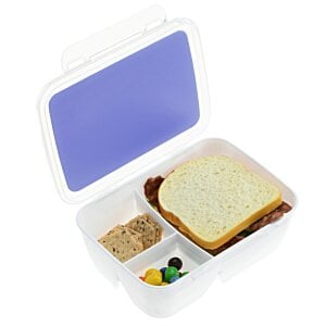 Additional Image 1 - a sandwich and other food in a plastic container