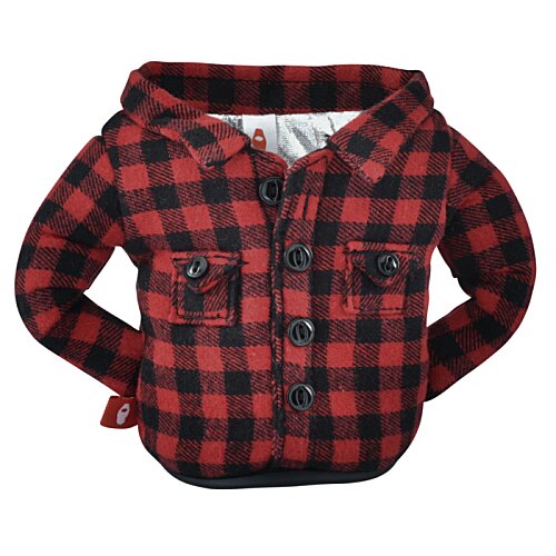 Additional Image 2 - a red and black plaid shirt