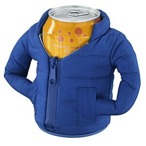 Additional Image 1 - a blue jacket with a zipper