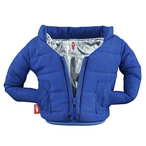 Additional Image 3 - a blue jacket with a zipper