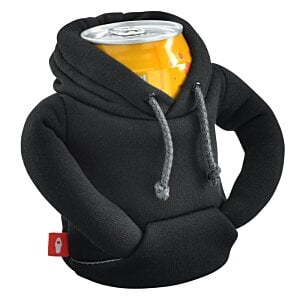 Additional Image 3 - a black sweatshirt with a yellow hoodie