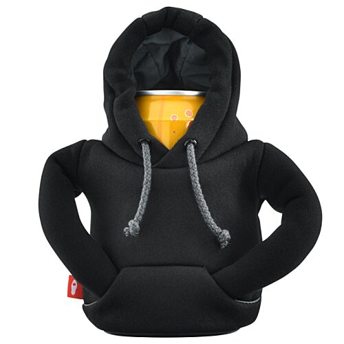 Additional Image 1 - a black hoodie with a yellow pocket