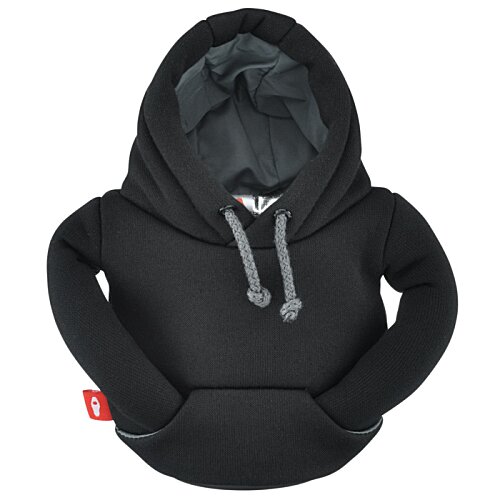 Additional Image 2 - a black jacket with a hood