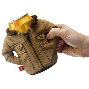 Additional Image 3 - a hand holding a small brown jacket