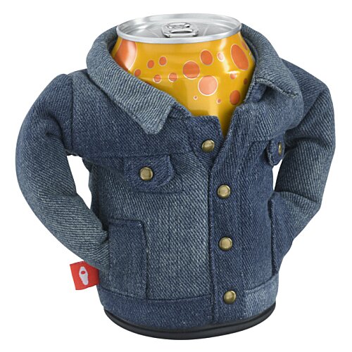 Additional Image 1 - a blue jacket with yellow shirt on a mannequin