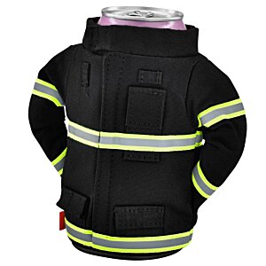 Additional Image 1 - a black jacket with yellow stripes