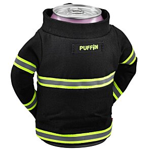 Additional Image 2 - a black sweater with yellow stripes