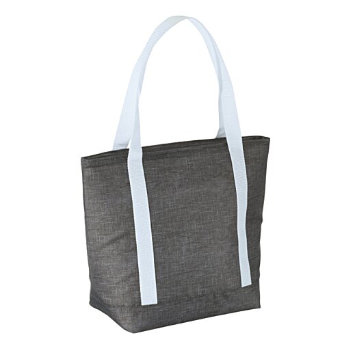 Additional Image 4 - a grey bag with white handles