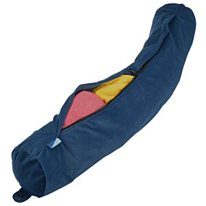 Additional Image 5 - a blue umbrella with a red and yellow object inside