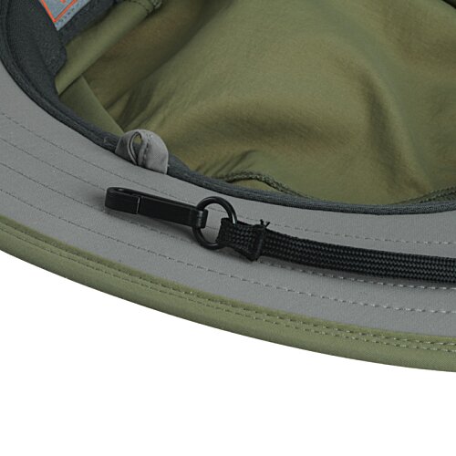 Additional Image 2 - a black strap on a hat