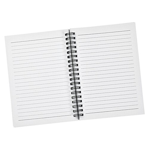 Additional Image 3 - a spiral notebook with a black spiral