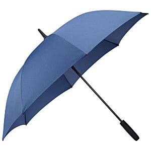 Additional Image 1 - a blue umbrella with a black handle