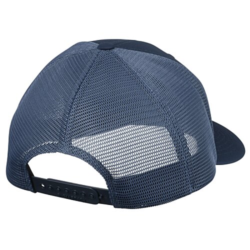 Additional Image 1 - a blue hat with a mesh back