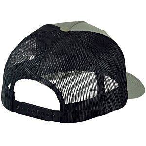 Additional Image 3 - a black mesh cap on a white background