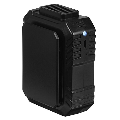 Additional Image 2 - a black rectangular object with a blue light