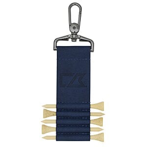 Additional Image 1 - a blue and silver keychain