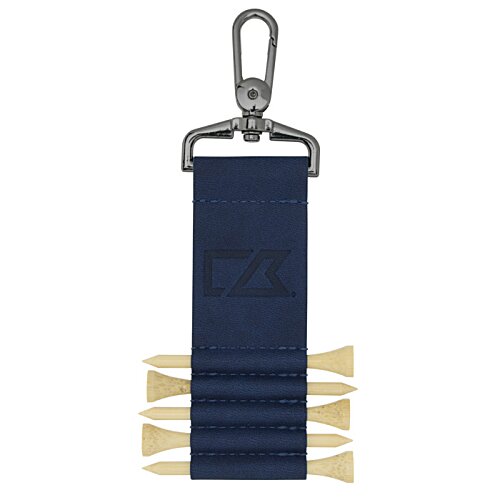 Additional Image 1 - a blue and silver keychain