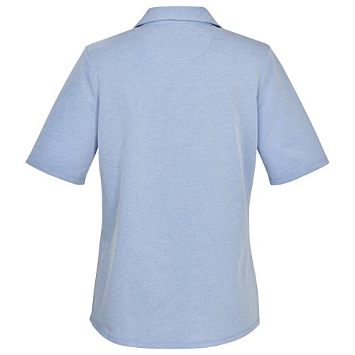 Additional Image 1 - a back of a blue shirt