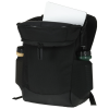 Additional Thumbnail Image 2 - a black backpack with a white paper inside