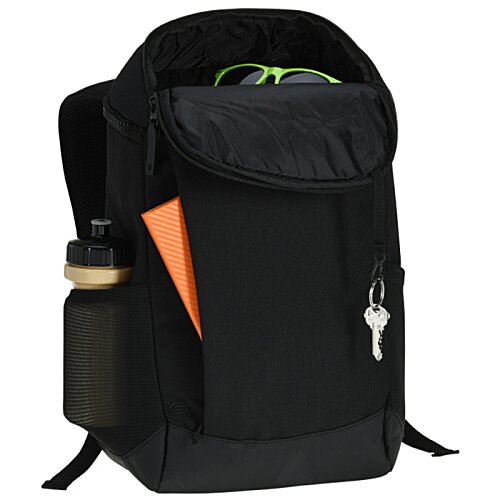 Additional Image 1 - a black backpack with a white background