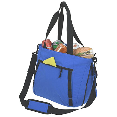Additional Image 3 - a blue bag with food in it