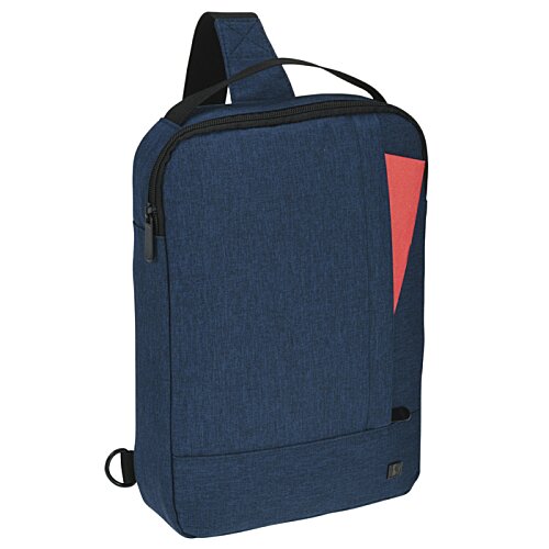 Additional Image 2 - a blue bag with a red pocket