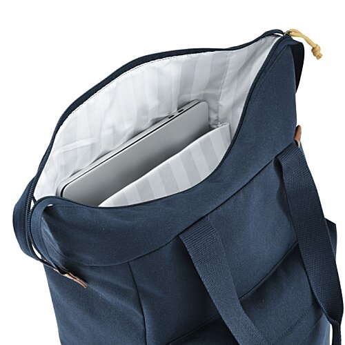 Additional Image 5 - a blue bag with a white interior