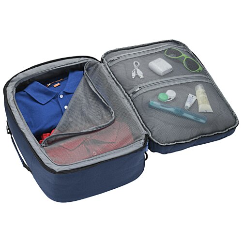 Additional Image 6 - a blue and black suitcase with a blue inside