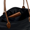 Additional Thumbnail Image 1 - a black bag with brown handles
