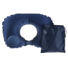 Additional Thumbnail Image 1 - a blue neck pillow with a circle