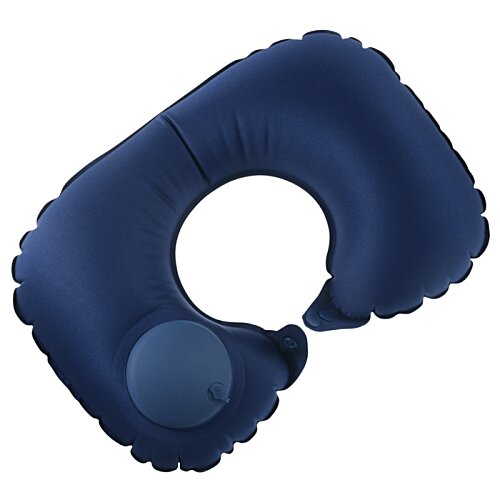 Additional Image 2 - a blue inflatable pillow