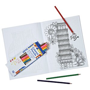 Additional Image 1 - a drawing of a robot and colored pencils