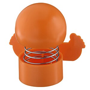 Additional Image 2 - an orange toy with a spring