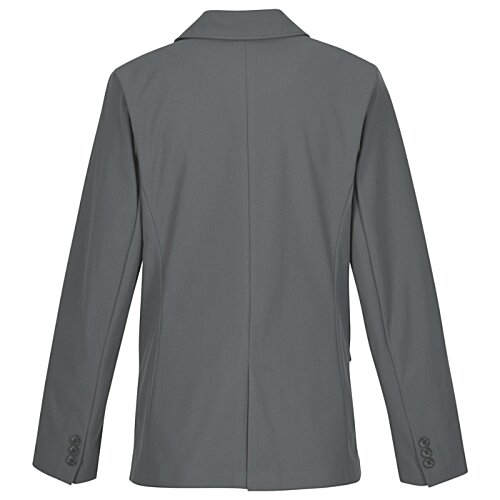 Additional Image 1 - a back of a grey jacket