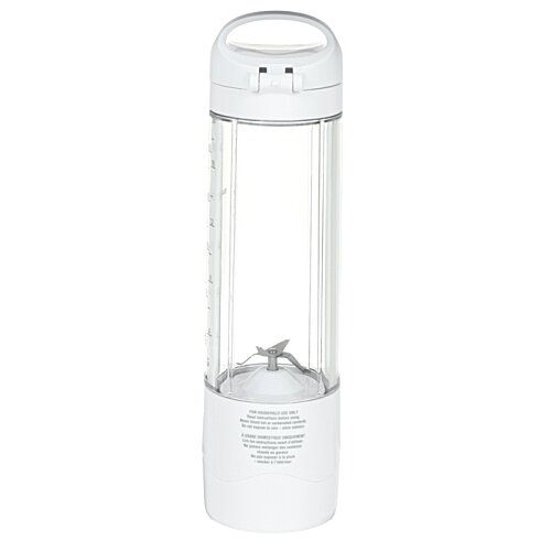 Additional Image 3 - a white water bottle with a clear lid