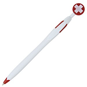 Additional Image 2 - a white pen with red trim