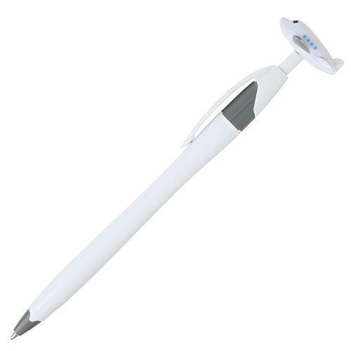 Additional Image 1 - a white pen with a black cap