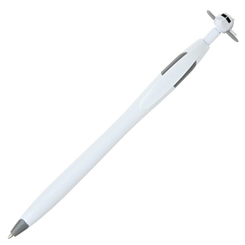 Additional Image 2 - a white pen with a grey handle