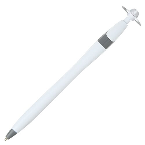 Additional Image 3 - a white pen with a grey cap