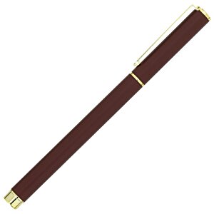 Additional Image 1 - a brown pen with gold accents