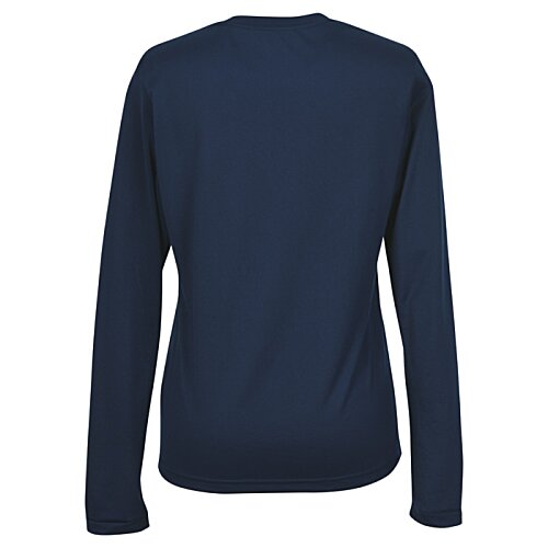 Additional Image 1 - a blue long sleeved shirt