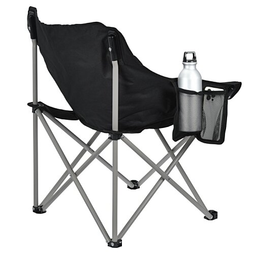 Additional Image 2 - a black chair with a bottle of water