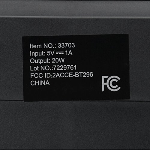 Additional Image 6 - a black rectangular sign with white text